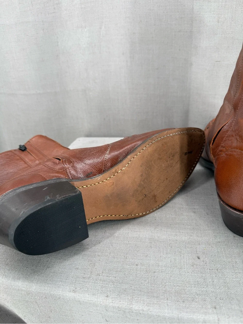 Laredo Laramie Bucklace Snip Toe Boots Men’s Size 10.5D  Congac Brown